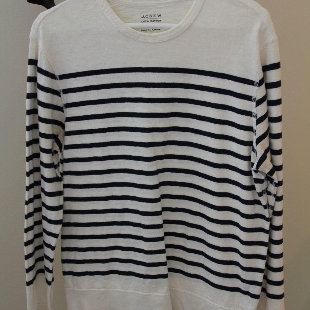 Striped J-Crew Sweater